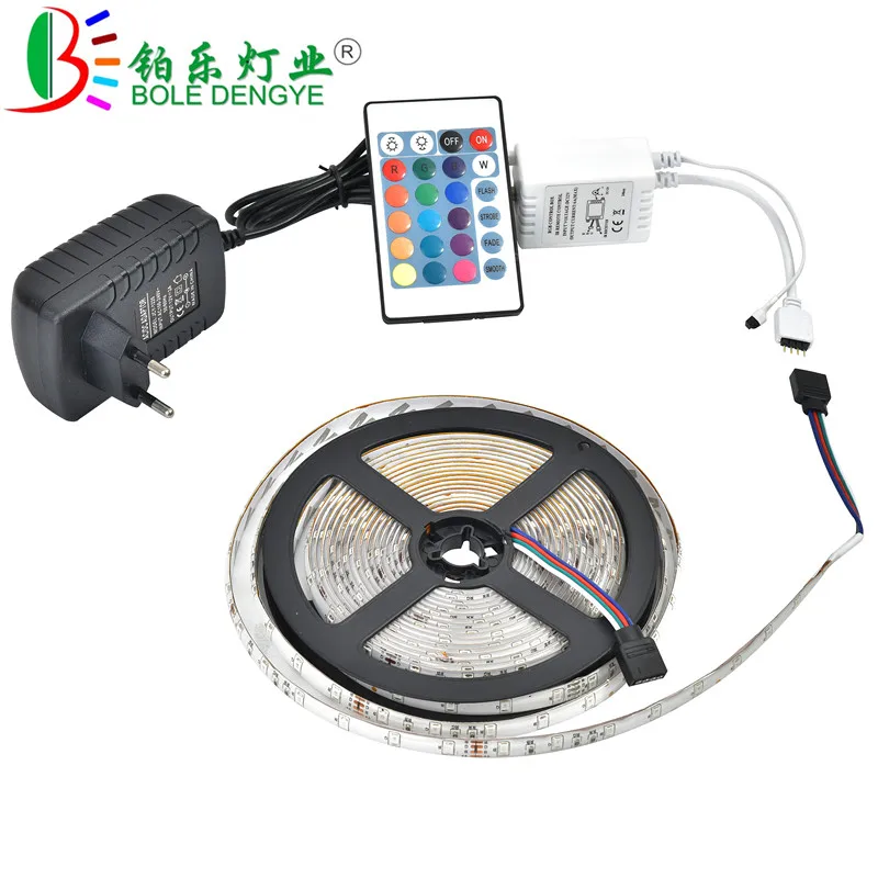 Лента светодиодная Гибкая RGB SMD 2835 5/10/15 м 12 в пост. Тока 60