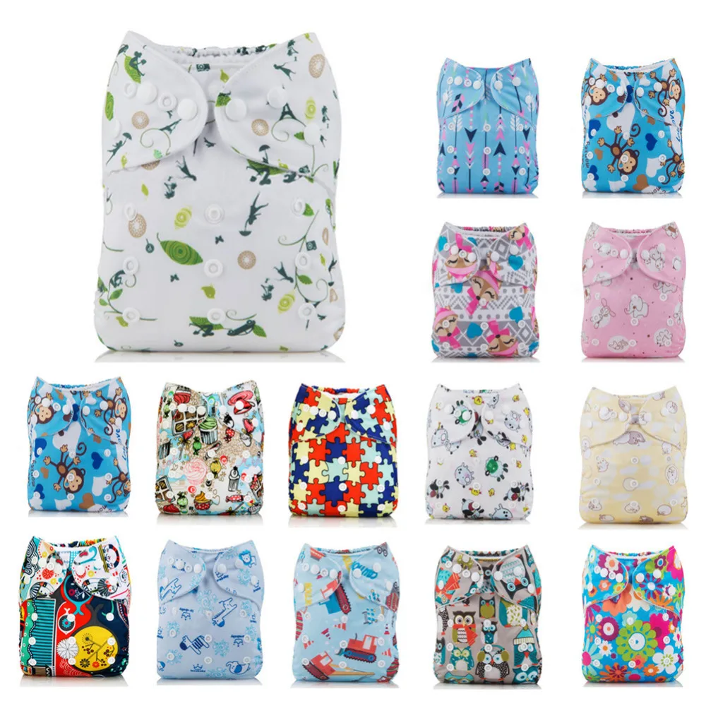 

Baby Cloth Diapers Adjustable Boy Girl Newborn Washable Waterproof Reusable Nappies for Newborn