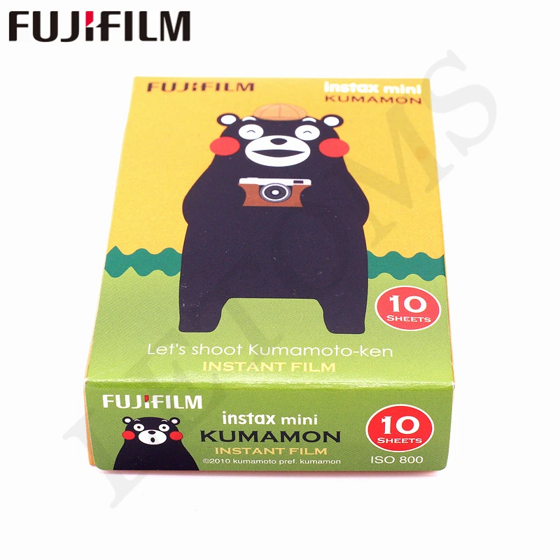 Fujifilm 20 листов Instax Mini KUMAMON + новая фотобумага для мгновенной печати Макарон Для