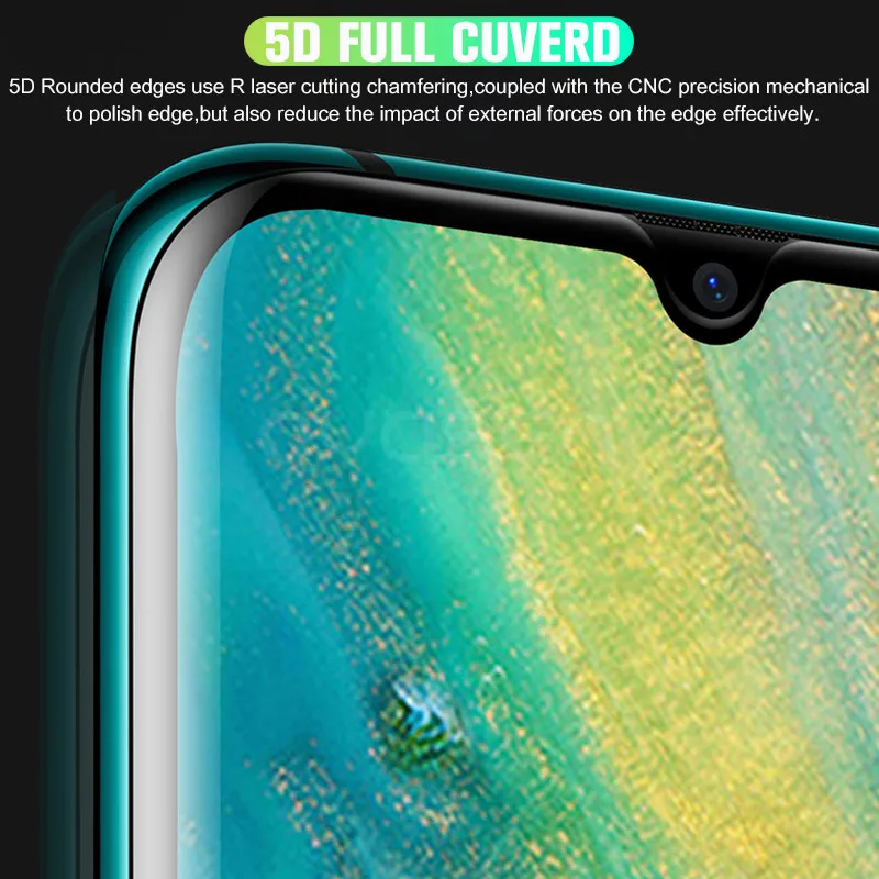 Закаленное стекло 5D для Huawei Nova 4 3i 3e 3 Mate 20 10 Lite 9H Full Cuverd Защита экрана 4|Защитные