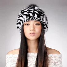 История меха 14625 трикотажные реального норки меховая шапка лиса меховой помпон шапочка головные уборы головной убор голову теплее