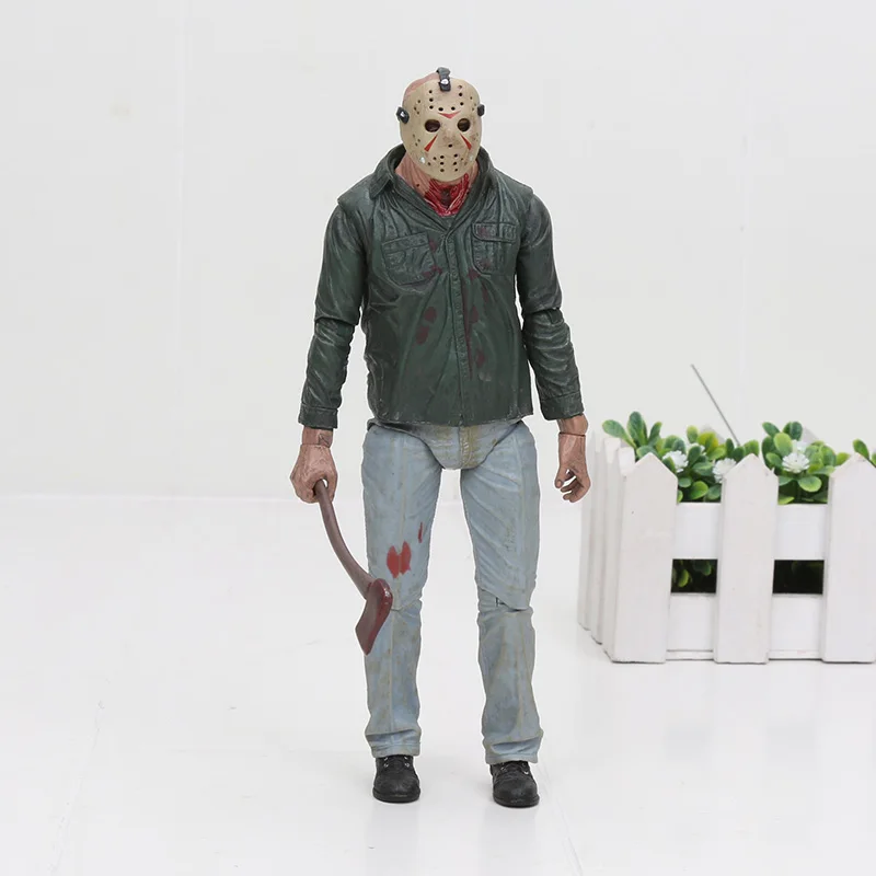 Игрушки NECA Friday 13th the Final Chapter Ultimate Part 4 Jason Voorhees ПВХ фигурка Gme 3D Фредди против Джейсона фигурка модель