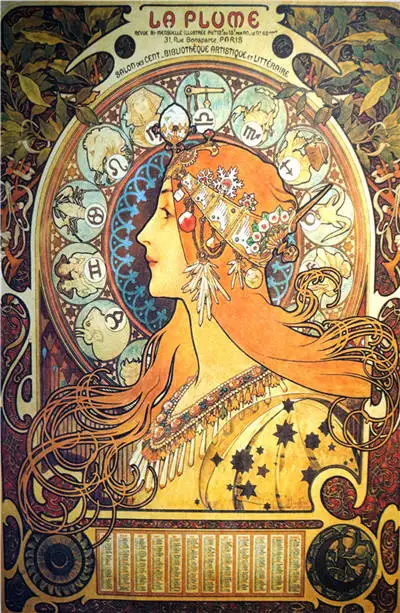

HOT SALE alphonse mucha best picture poster Home Decoration Wall Poster Print Stylish Retro Decor Nice Poster 50x75cm LUQI#851