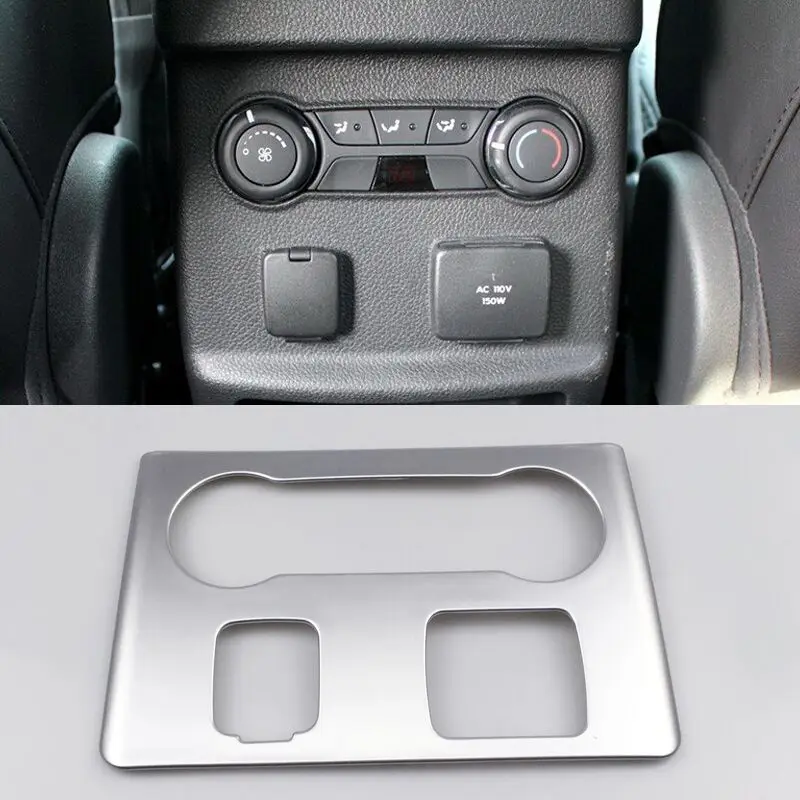 

For Ford Explorer 2011 2012 2013 2014/ 2016 2017 2018 ABS Matte Rear Armest Center Control Decorative Cover Trim
