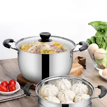 Нержавеющая Сталь Суп горшок домашний маленький суп горшок утолщение индукционная плита маленький горячий горшок мини Универсальный горшок