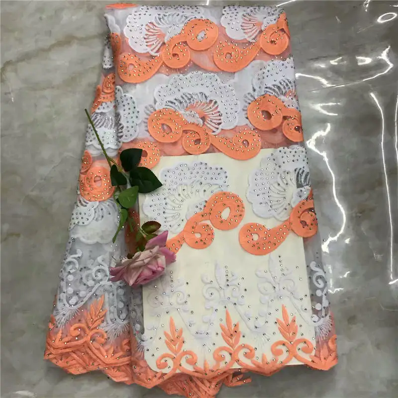 

ZQJ!Latest african Laces 2018 Lace Fabric Swiss Cotton lace African Swiss Voile Lace High Quality In Switzerland ! J10401