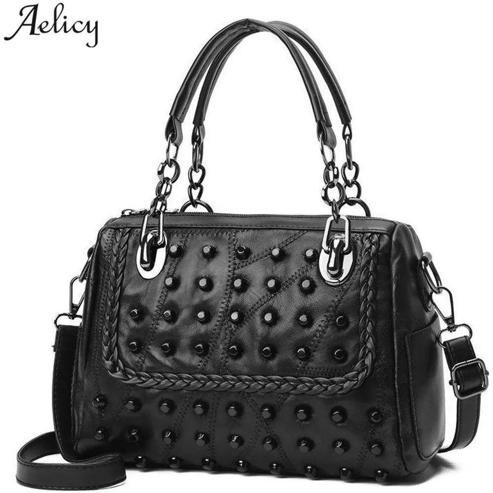 Aelicy Leather Top handle Bags Luxury Designer Handbags High Quality
