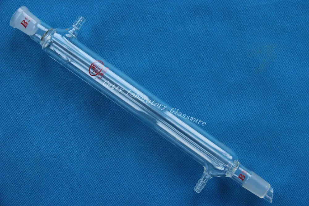 Coluna de Destilação Conexão da Mangueira da Junção Labware do Vidro de Borosilicate Liebig do Comprimento de 300mm Condensador 24 - 2910mm 2 Material escolar e de escritório