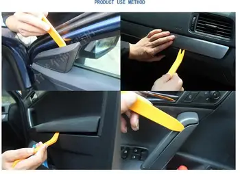 

12Pcs Car Door Clip Panel Removal audio Tools accessories for bmw f10 chrysler 300c porsche 911 cruze acura tsx mazda cx7
