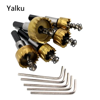 

Yalku Countersink Drill Bit Power Tool Metalworking Drill Bits Metal HSS Hole Saw HSS Aluminum Plate Punching Drill Mini Wrench