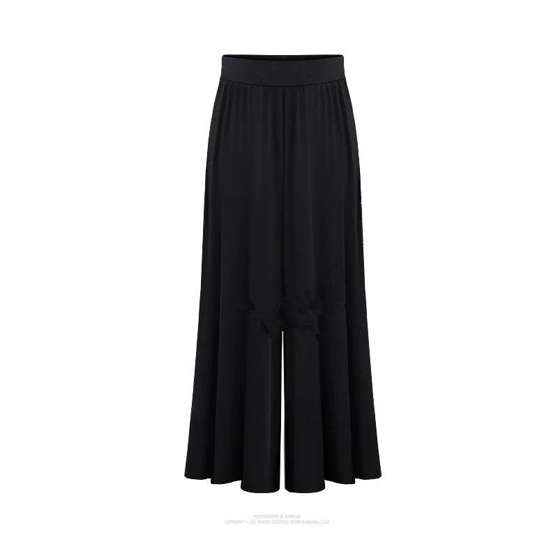 Solid White Beige Elastic waist Linen Women Harem Pants