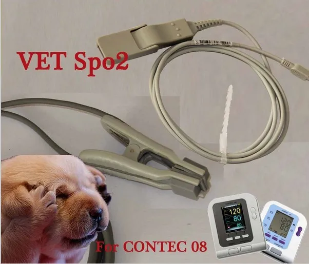 

Veterinary SPO2 Probe for Digital Blood Pressure Monitor 08A/08C, VET Oximeter Probe