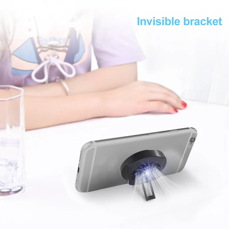 New Hot Foldable Mobile Phone Cooler Cooling Support Holder Bracket with Fan Radiator for Smartphone Tablet | Мобильные телефоны и