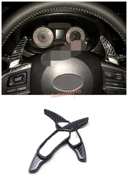 

decorative Carbon fiber steering wheel DSG Paddle shifters Extensions trim For Subaru Forester 2009 10 2011 2012 13 14 2015 2016