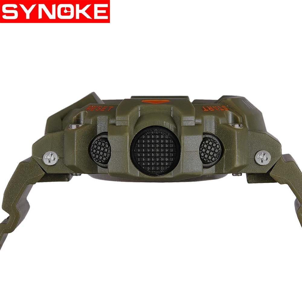 SYNOKE 9298 Дети/для мужчин/Мужской цифровые часы спортивные водостойкий будильник