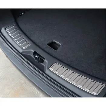 

2pcs Car Rear Door Sill Scuff Plate Protector Cover Trim Sequined Decoration For 2014 2015 Land RoverDiscovery Sport Car Styling