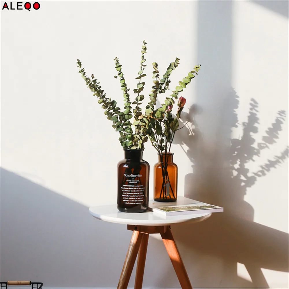 Современная Минималистичная шикарная стеклянная банка для хранения
