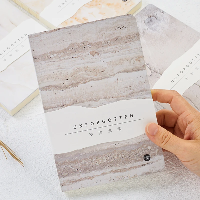 

Note for series basic stitching notebook 12.5*18.5cm 80 pages blank sheets office school journal sketchbook gift