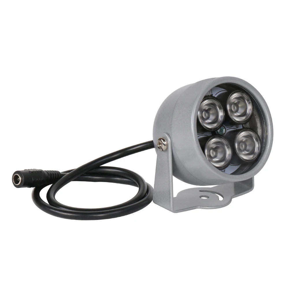 Azishn Cctv Leds 4 Array Ir Led-Verlichting Ir Infrarood Waterproof Night Vision Cctv Vullen Licht Voor Cctv Camera ip Camera