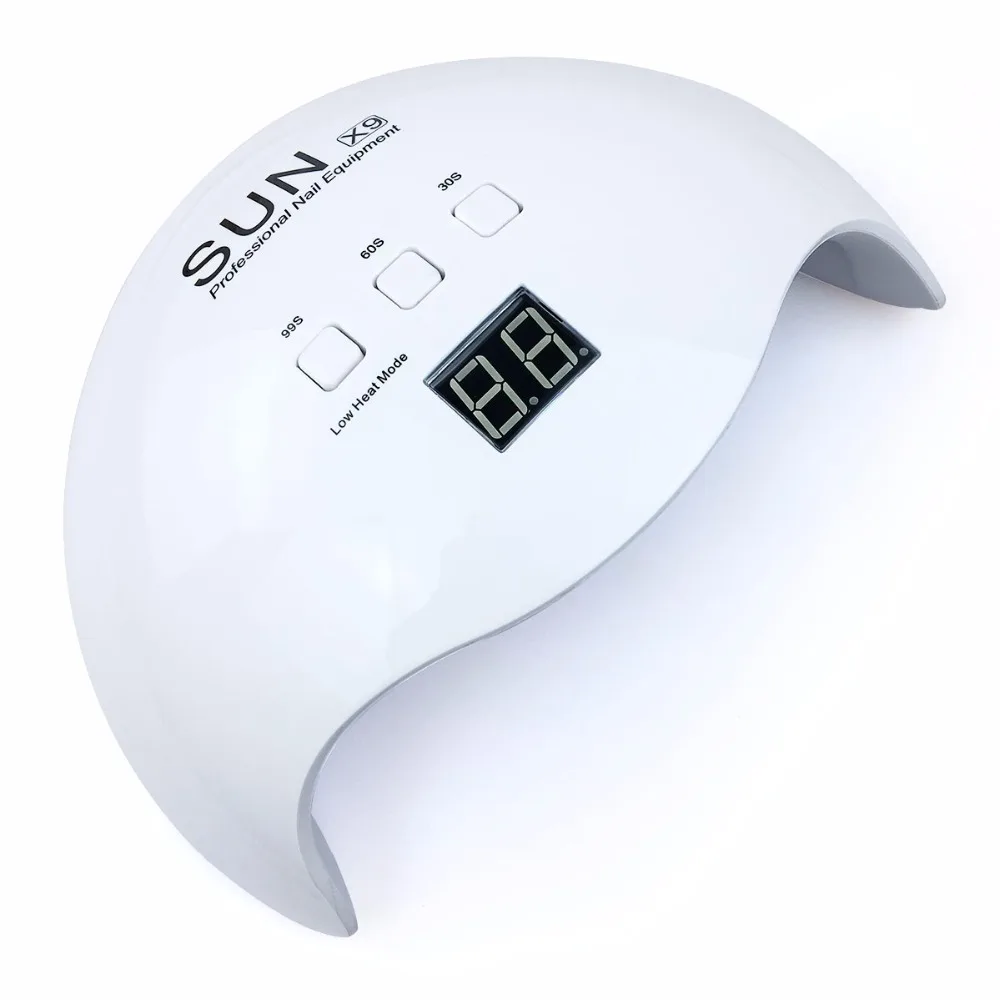 

SUN X 9 48/54W UV LED Nail Dryer Ice Lamp LCD Display 36 LEDs Nails Lamps For Curing Gel Polish Makeup Nail Manicure Tools