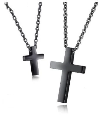 

Christian Jesus Cross Necklace Male and Female Couple Pendant For Free Shipping