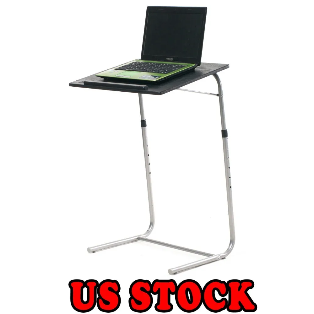 Free Shipping Newest Computer Desk with Black Wood MDF Top Height