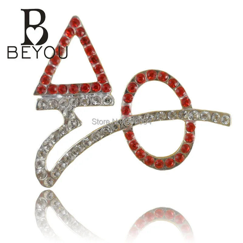 

Free Shipping 2015 Newest Delta Sigma Theta Crystal Brooch