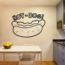 Hot Sale hot dog Stickers Home Decoration Nordic Style Restaurant Decoration Vinyl Wall Decals Room Decoration Hot Sale hot dog Stickers Home Decoration Nordic Style Restaurant Decoration Vinyl Wall Decals Room Decoration