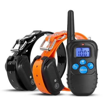 

bark stop trainer Remote Dog Training Collar Rechargeable And Vibration Shock Electronic 300M 100Level Dog Electric Collar