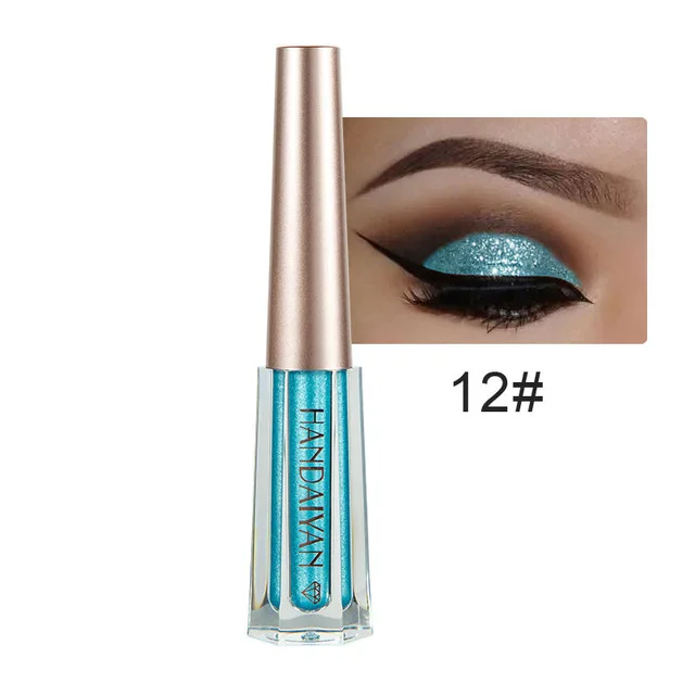 

12 Colors Waterproof Glitter Eyeshadow DimondShimmer Eyeshadow Liquid Eyeshadow Pencil Cosmetic Eye Makeup