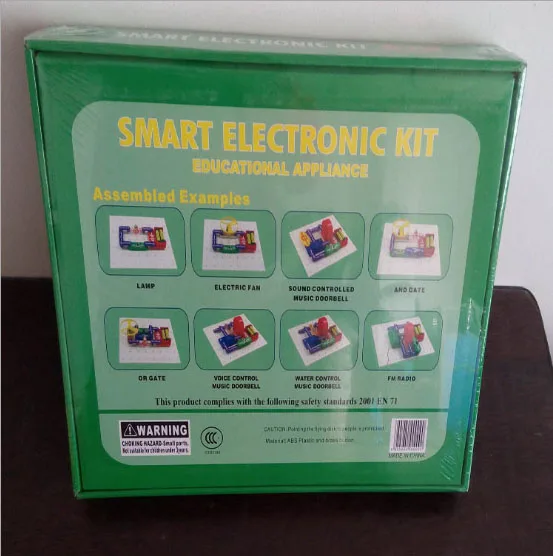 Students DIY Smart Electronic Block Kit Building Block Assembled Educational Puzzle Toy Improve Brain development For Kids