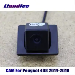 Liandlee CAM заднего вида обратной парковочная Камера для peugeot 408 2014-2018/заднего вида Камера HD CCD ночное видение