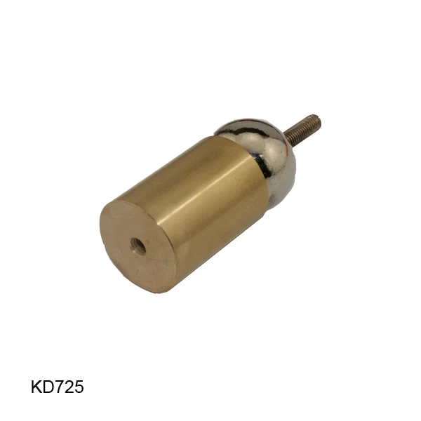 KD725 3d printer socket connection Steel ball Brass rod end with thread hole permanent universal magnetic ball joint  (1)
