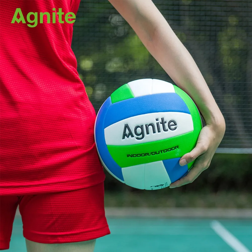 Agnite 2018 официальный Пляжный Волейбол Мягкий ПУ + EVA фитнес мяч для спорта волейбол