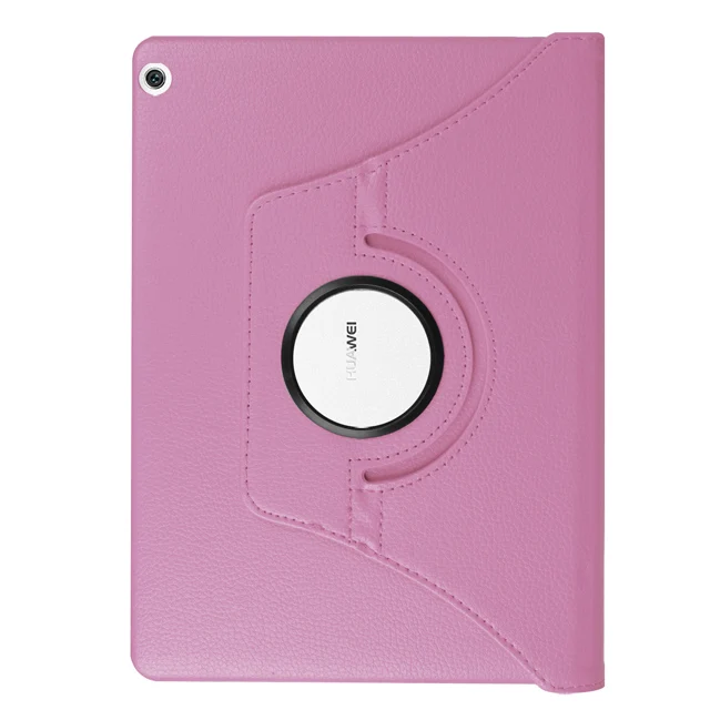 360 Вращающийся чехол для huawei MediaPad M3 Lite 10 10,1 BAH-W09 BAH-AL00 планшет Funda чехлы из искусственной кожи для huawei M3 Lite 10 - Цвет: Pink