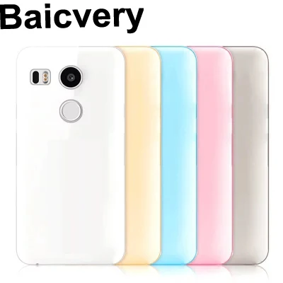 

Soft Silicon TPU Back Case For LG Nexus 5X Anti Skid Shell Cover for LG Nexus 5 X For Google Nexus 5X