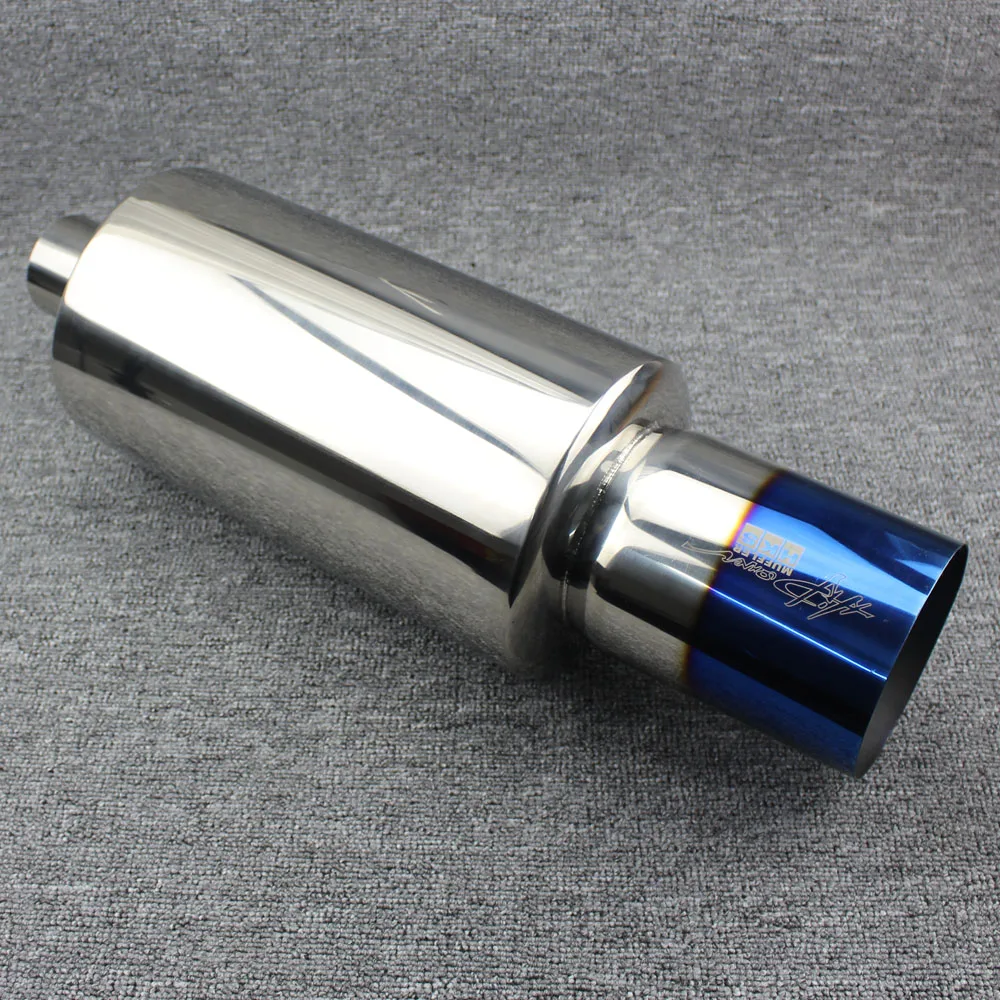

High quality Car shape Exhaust pipe Universal vertical drum car exhaust pipe exhaust drum sound Output 115mm tail pipe