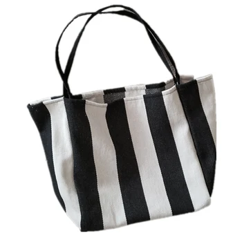 

Large-Capacity Fashion Women'S Canvas Bag Shoulder Bag Hand Bag Simple Wild Handbag