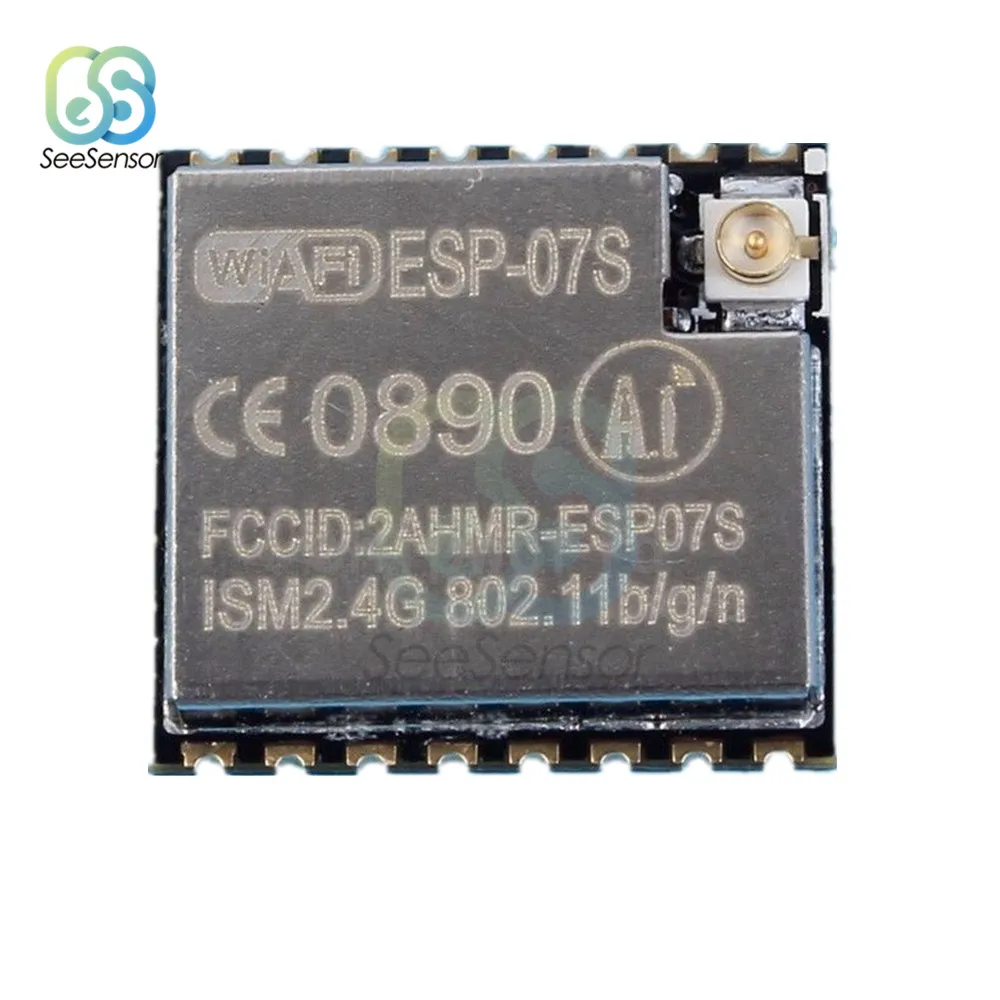 1 шт. ESP8266 ESP-01 ESP-01S ESP-07 ESP-07S ESP-12S ESP-12E ESP-12F ESP-12N серийный WI-FI беспроводной модуль приемопередатчика - Цвет: ESP-07S