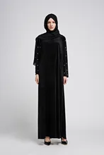 MZ Garment Woman Long Sleeve Abaya Islamic Female Muslim Apparel Ladies Tassel Sashes Kaftan Long Women’s Turkish Maxi Dress