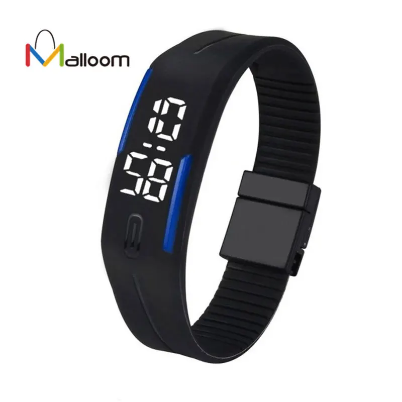 

MALLOOM watch men military watches sport wristwatch Sports Bracelet Digital Silicone watch women 2018 brand Relojes de mujer #18
