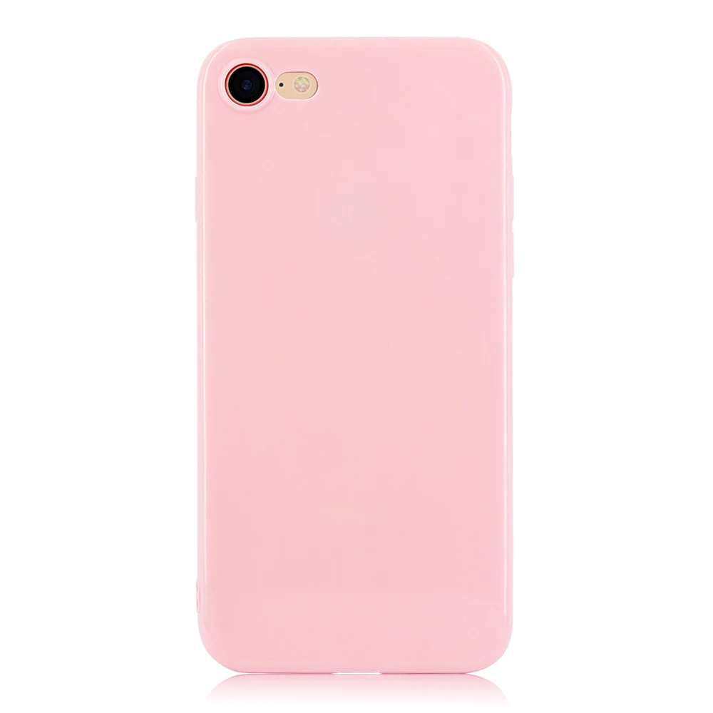 KIP71147F_1_Smooth Pure Color Series Soft TPU Case for iPhone 7