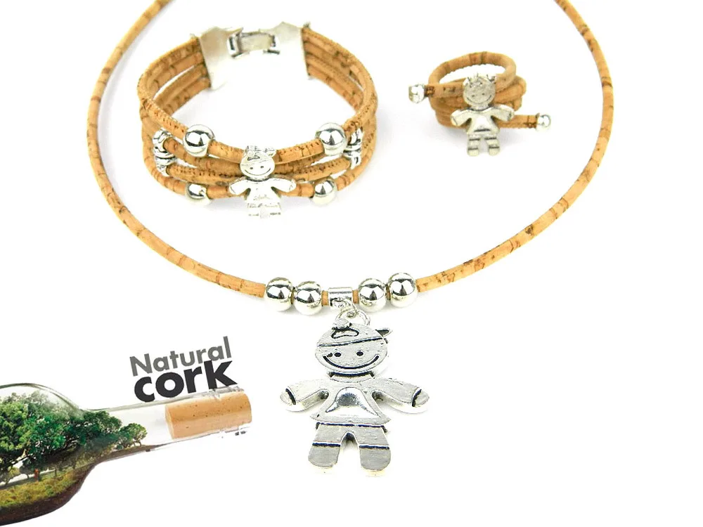 Buy Portuguese cork, jewelry sets, boy bracelets