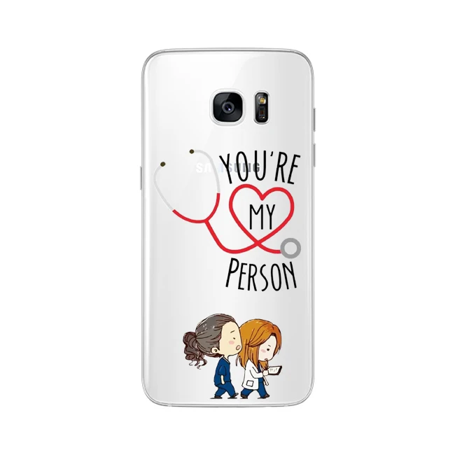 Мягкий ТПУ для Samsung Galaxy A5 A6 A7 A8 J5 J6 J7 J8Plus 2016 2017 2018 NOTE8 NOTE9 You're My Person Fundas Greys Anatomy|Сумки