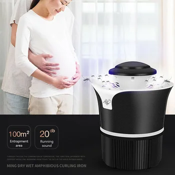 

USB Photocatalyst Mosquito Killer Lamp Strong Suction Mute Insect Trap Light GHS99