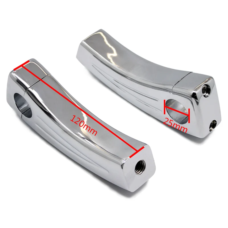 Nuoxintr Motorcycle Handlebar Risers 25MM For Kawasaki Vulcan Suzuki Boulevard Intruder Volusia Yamaha V-star Harley Dyna
