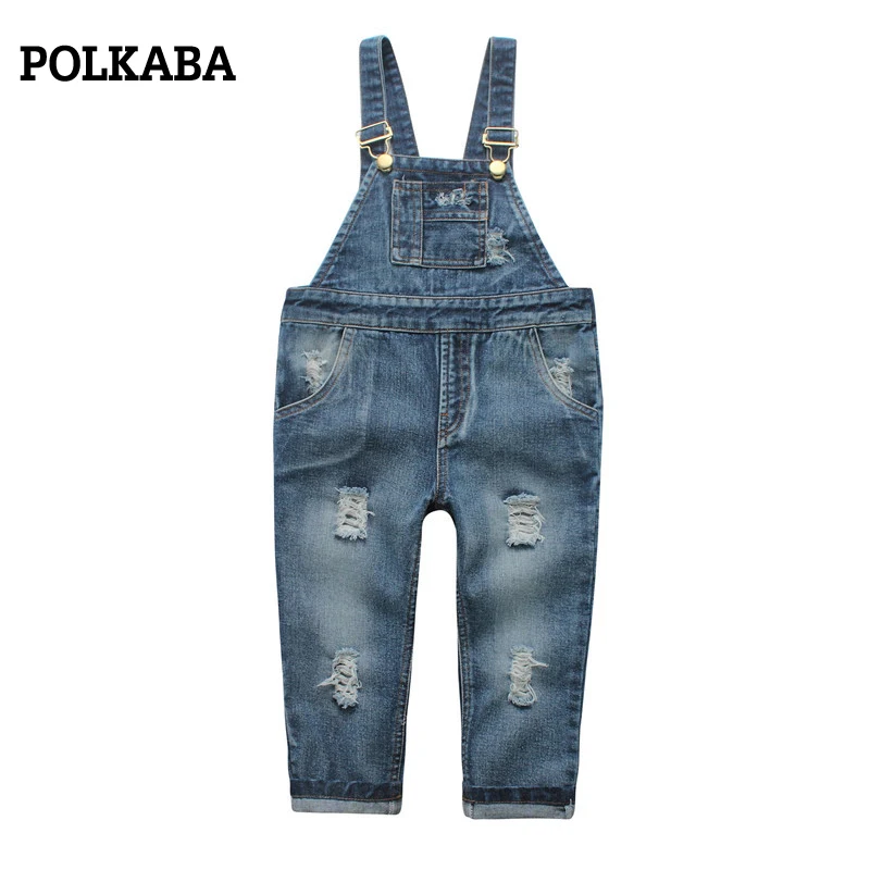 

Deinm Unisex Toddler Kids Baby Girls Boys Bib Pants Overalls Suspenders Pant Children Broken Hole Pants Infant Boys Ripped Jeans