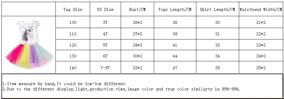 Комплект одежды для детей; летняя одежда для девочек с рисунком единорога; Футболка с блестками и рисунком единорога+ разноцветное платье-пачка; Одежда для девочек из 2 предметов