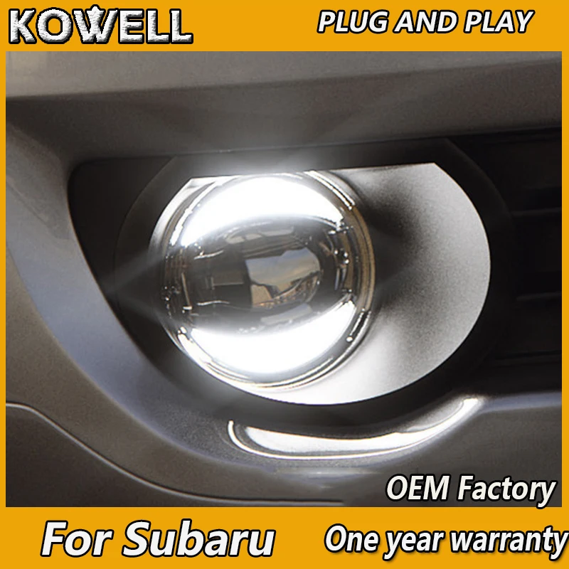 Автомобильная противотуманная фара KOWELL для Subaru BRZ XV Impreza Forester светодиодный ная