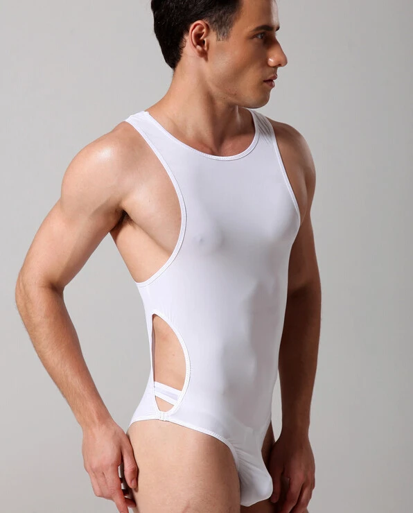 Men S Underwear Silk One Piece Jumpsuit Mens Club Slipknot Sexy Bodysuit Bodystocking Sexy Lingerie Wrestling Singlet Gay Wear Lingerie Red Lingerie 32lingerie String Aliexpress